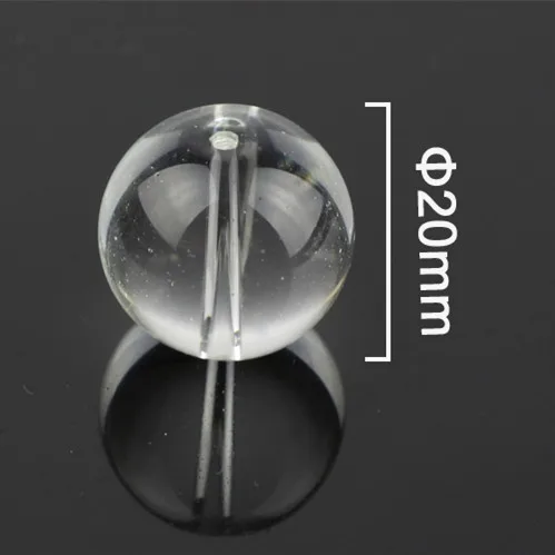 

200pcs/lot 20MM Smooth Crystal Beads Fiber Optic Crystal Ending Decoration Free Shipping