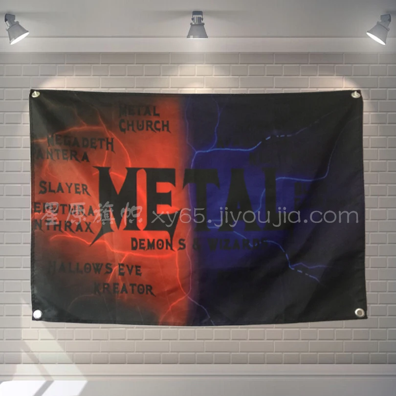 Buy "METAL" Heavy Metals Rock Band Banners Hanging