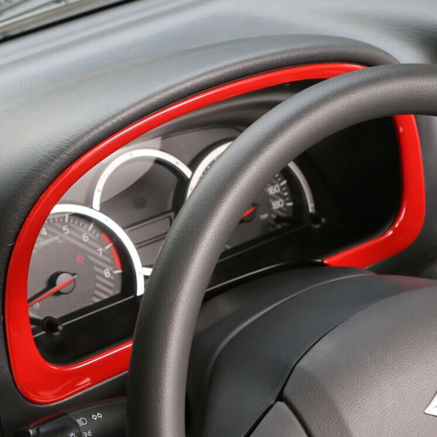 Car Styling Dashboard Dash Board Trim Chrome Decoration Sticker Suitable Frame Cover For Suzuki Jimny Inner Accessories ABS | Автомобили и