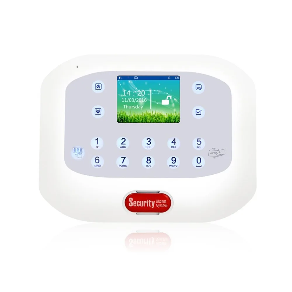 

Full Color Screen GSM PSTN Security Alarm System Motion Detector APP Control Wireless Smart Home Burglar Alarm
