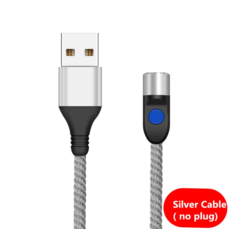 only Cable KingFriend Магнитный Кабель Micro-Usb для быстрой зарядки Тип usb C кабель магнит Зарядное устройство для передачи данных кабель для зарядки Usb шнур для samsung Xiaomi - Цвет: only Cable