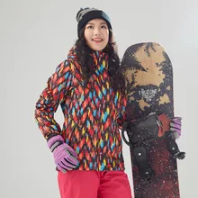 Осенние и зимние Новые водонепроницаемые камуфляж Лыжный костюм уличная хлопчатобумажная куртка лыжная куртка