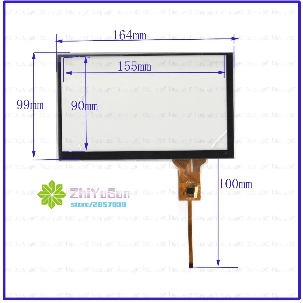 

NEW 7inch JQ7105-FP-03 6lines Capacitive screen touch screen panel GT911 164mm*99mm TouchSensor FreeShipping 164*99 for GPS CAR