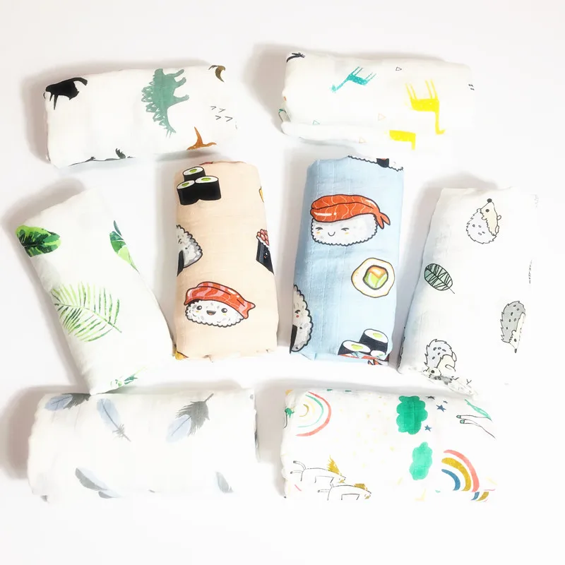 

suchi baby swaddle blankets muslin blanket diaperbamboo cotton Newborn Baby Bath Towel Swaddle Blankets MultiFunctions Baby Wrap