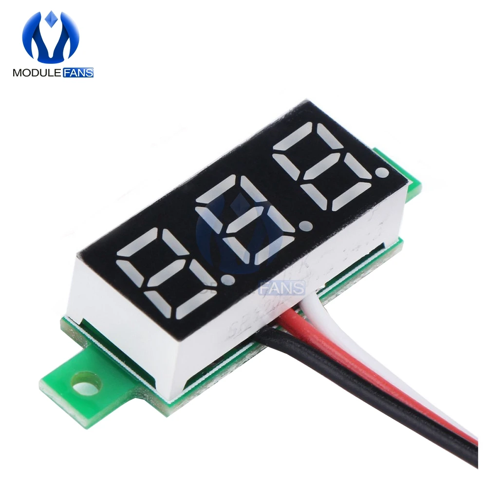 M4430 DC 0-100V 200V 10A Digale Voltmetro Amperometro 0.28 ''Display A LED Regolatore Di Tensione Volt AMP Tester Del Tester Auto Car DC 5V 12V - Foto 10