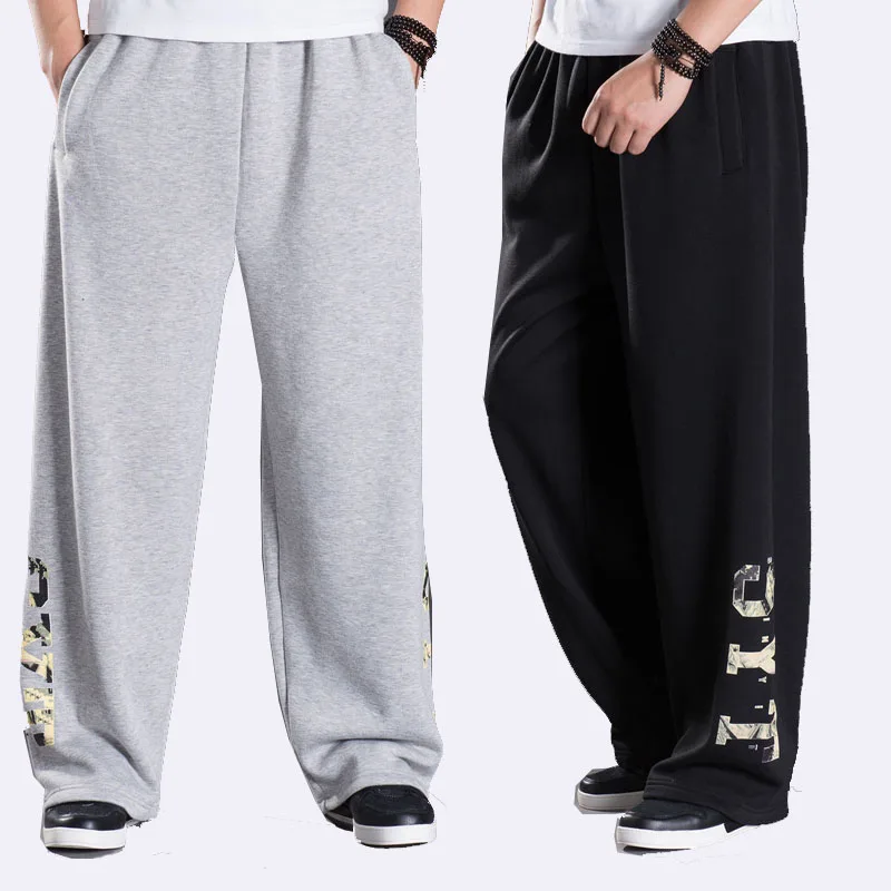 Winter Spring Big Size Hip Hop Joggers Men Harem Sweatpants Loose Baggy ...