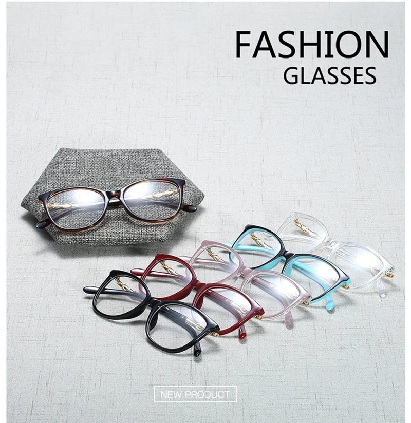 SHAUNA Роскошные хрустальные декоративные очки, оправа для женщин, линзы из смолы, оптические очки