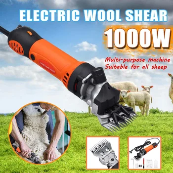 

1000W 220V 6 Gears Speed Electric Sheep Goat Shearing Machine Trimmer Tool Wool Scissor Cut Machine With Box
