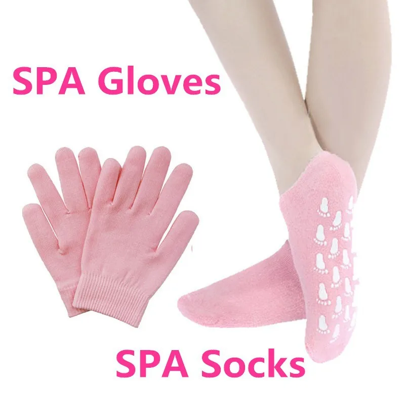 Of Socks+Of Gloves Gel Spa Silicone Gloves Soften Whiten Exfoliating
