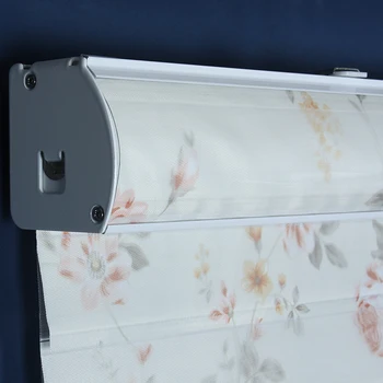 

Free shipping Battery operate shangri-la blinds, size customized, rechargeable battery motor, wifi acceptable
