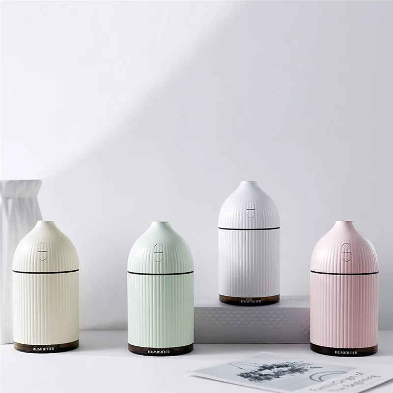  300ML White Aromatherapy Diffuser USB Ultrasonic Air Humidifier Mist Maker Aroma Essential Oil Diff