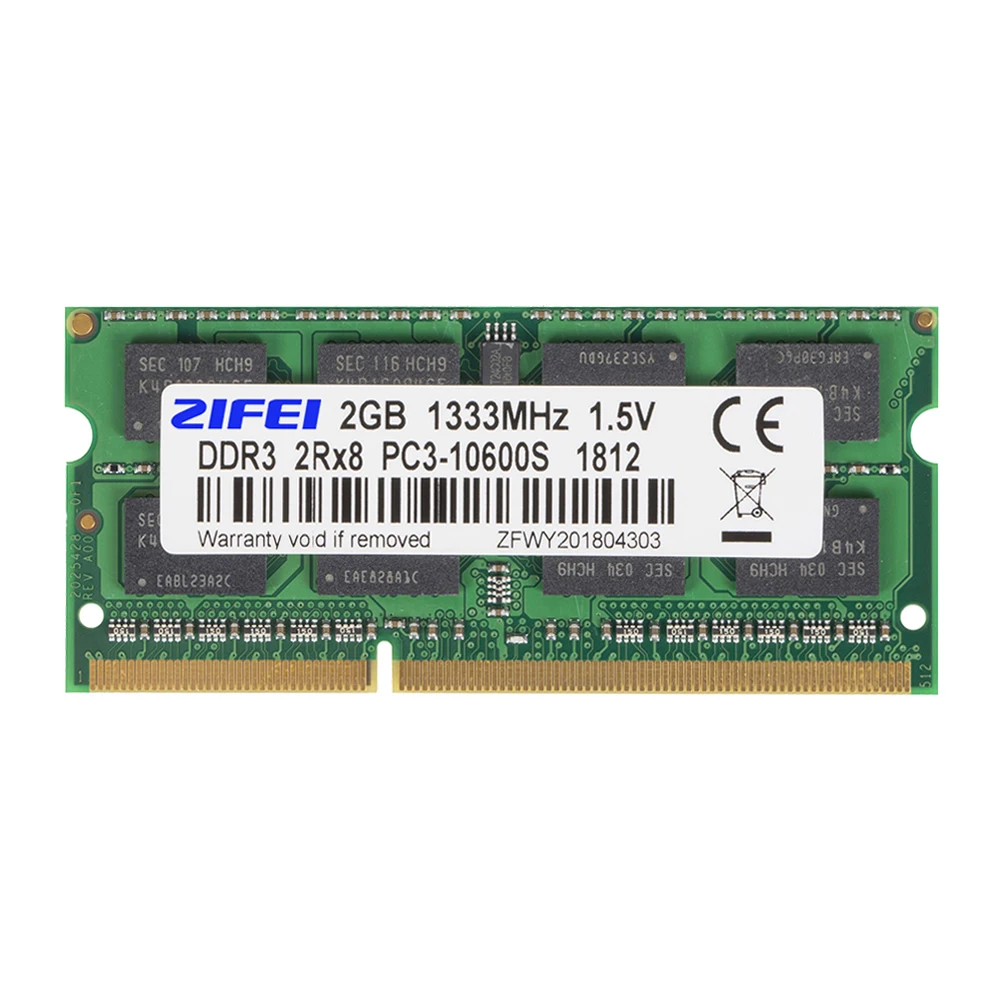 ZIFEI DDR3 2 ГБ 4 ГБ 1066 МГц 1333 МГц 1,5 в CL7/9 память для ноутбука so dimm SDRAM RAM