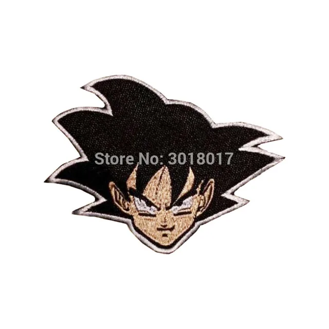 3 5 goku face patch dragon ball z dbz gt vegeta piccolo master