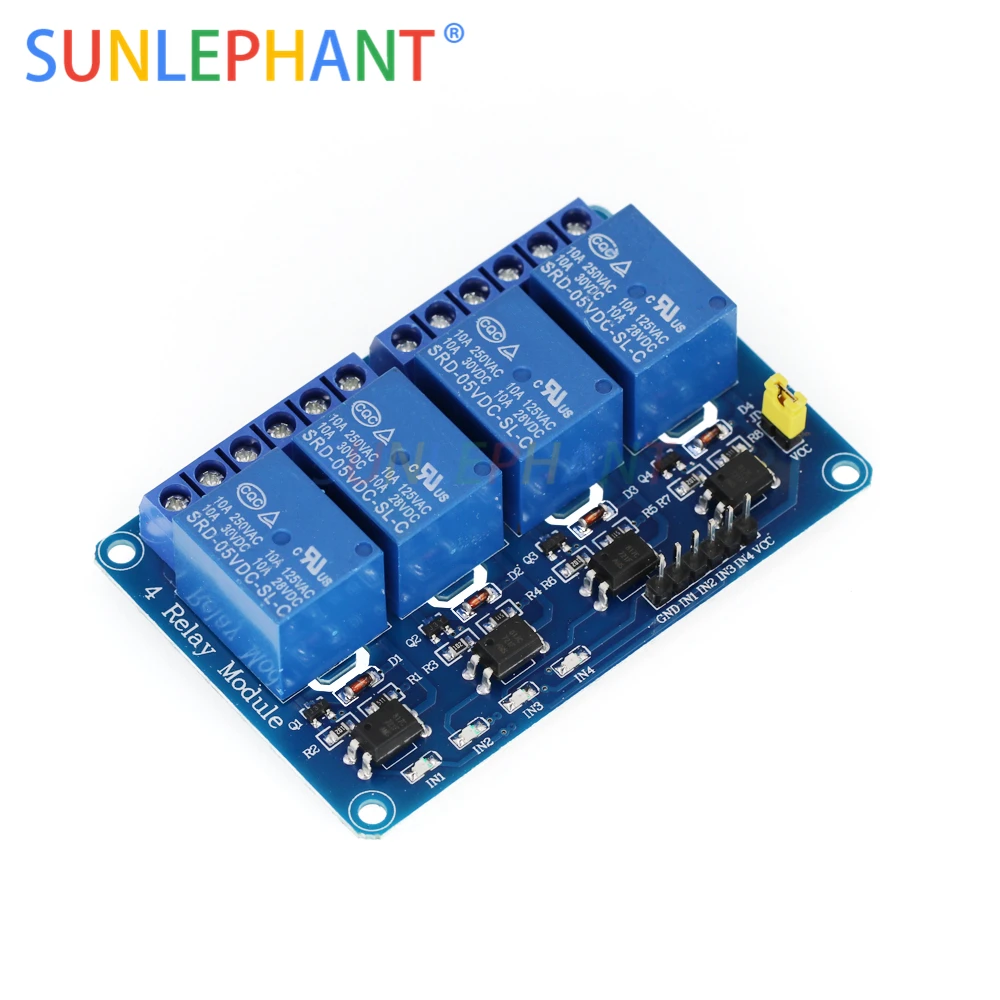 

5V 12V 24V 4-Channel Relay Module Shield for Arduno ARM PIC AVR DSP Electronic 5V 4 Channel Relay 4 road 5V Relay Module
