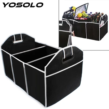 

YOSOLO Car Trunk Organizer Car Toys Food Storage Container Bags Box Car-Styling Auto Interior Accessories Supplies Gear Products