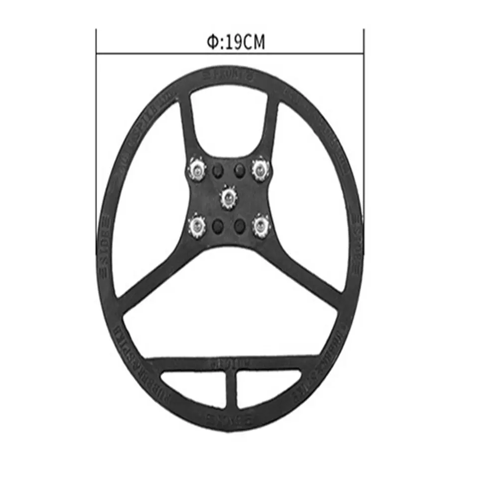 Зимняя Уличная обувь с круглым носком, прогулки походы, противоскользящие 5 заклепок, накладка на подошву для альпинизма, скобы, захват для обуви