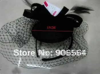 

new handmade sinamay hats high quality fascinator hats black color millinery hats EMS fast free shipping whole sale the fashion