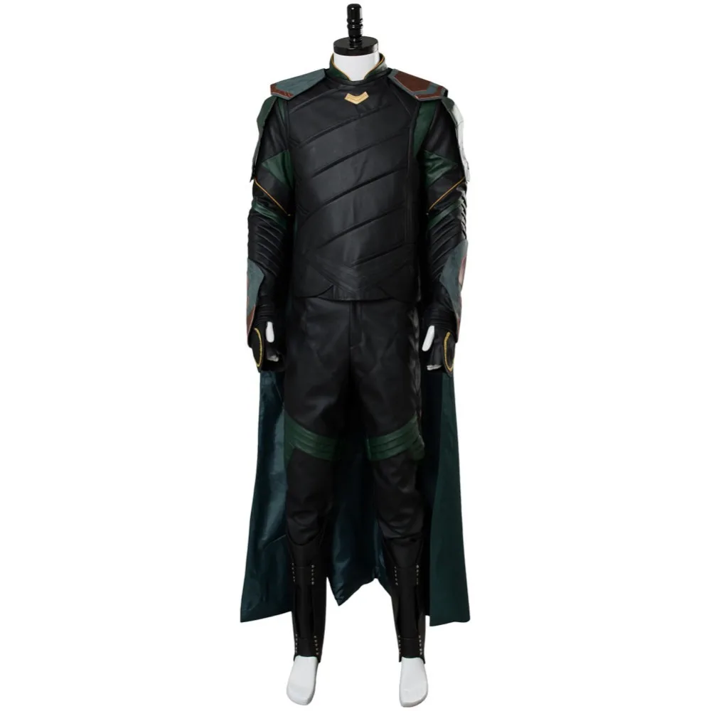 

Thor 3 Ragnarok Loki Costume The Avengers Loki Cosplay Costume Tom Sakaar Suit Outfit Cape Custom Made Full Set