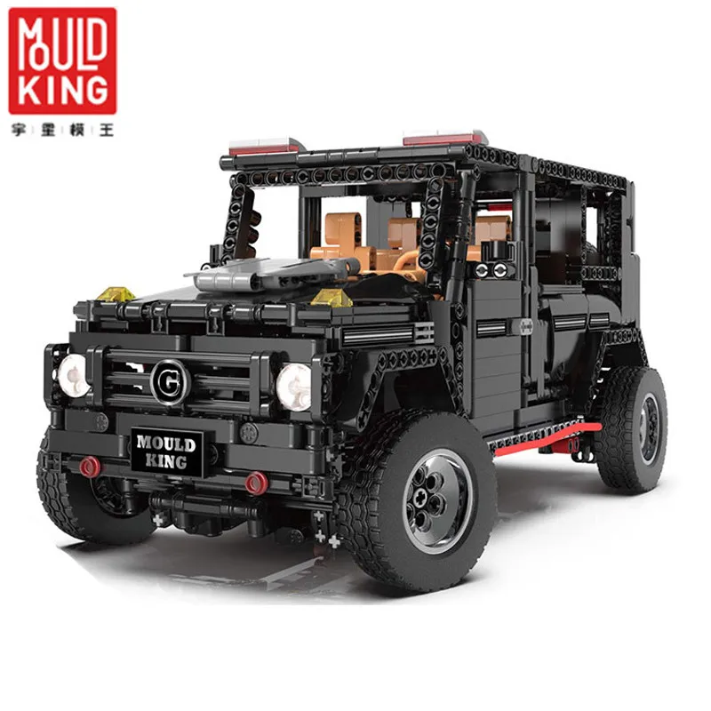 

MOULD KING LegoINGly Technic RC Pickup Truck Building Blocks Deformation Vehicle MOC Bricks DIY 4-wheel Alloy Car brinquedos