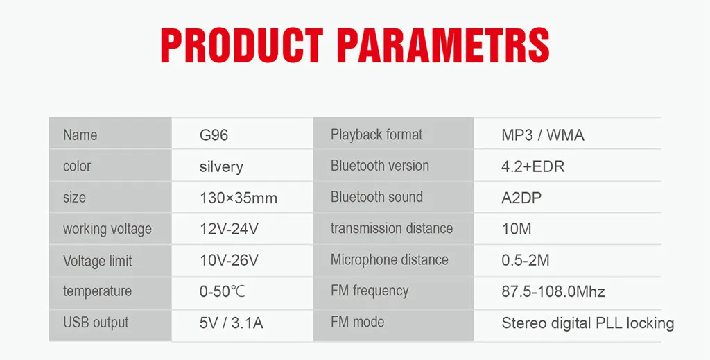 12-24V универсальный автомобильный Bluetooth fm-передатчик MP3 радио плеер USB зарядное устройство громкой связи музыкальный аудио приемник#722