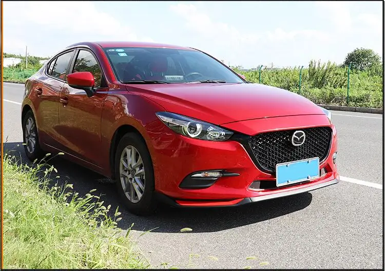 Для Mazda 3 Axela- гоночные решетки сотовая решетка Передняя гоночная решетка черный передний бампер модифицированная для Axela