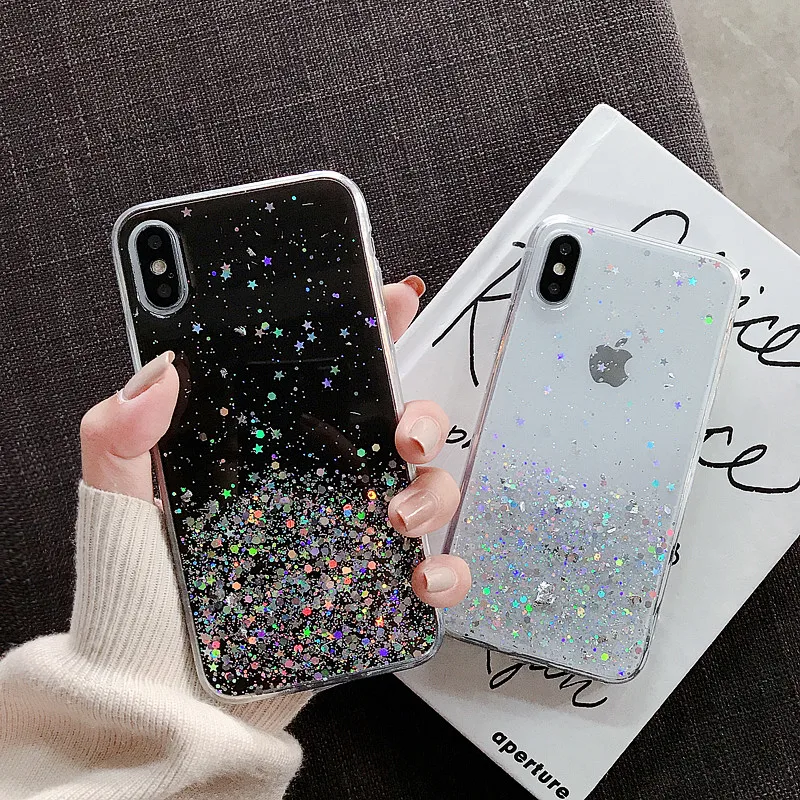 Блестящий чехол для Huawei P10 P20 P30 Lite Mate 20 Pro P Smart Plus honor V 10 V20 Nova 3 3i 4 e с