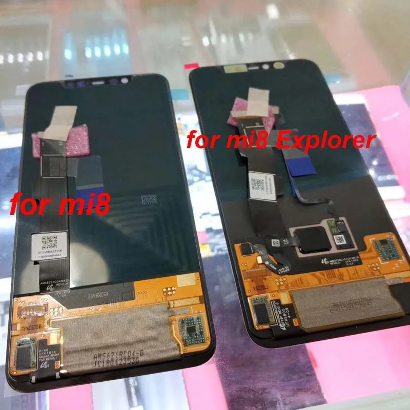 6,2" AMOLED lcd для Xiaomi Mi 8 дисплей Mi8 lcd сенсорный экран дигитайзер замена 2248x1080+ Инструменты+ двойная лента