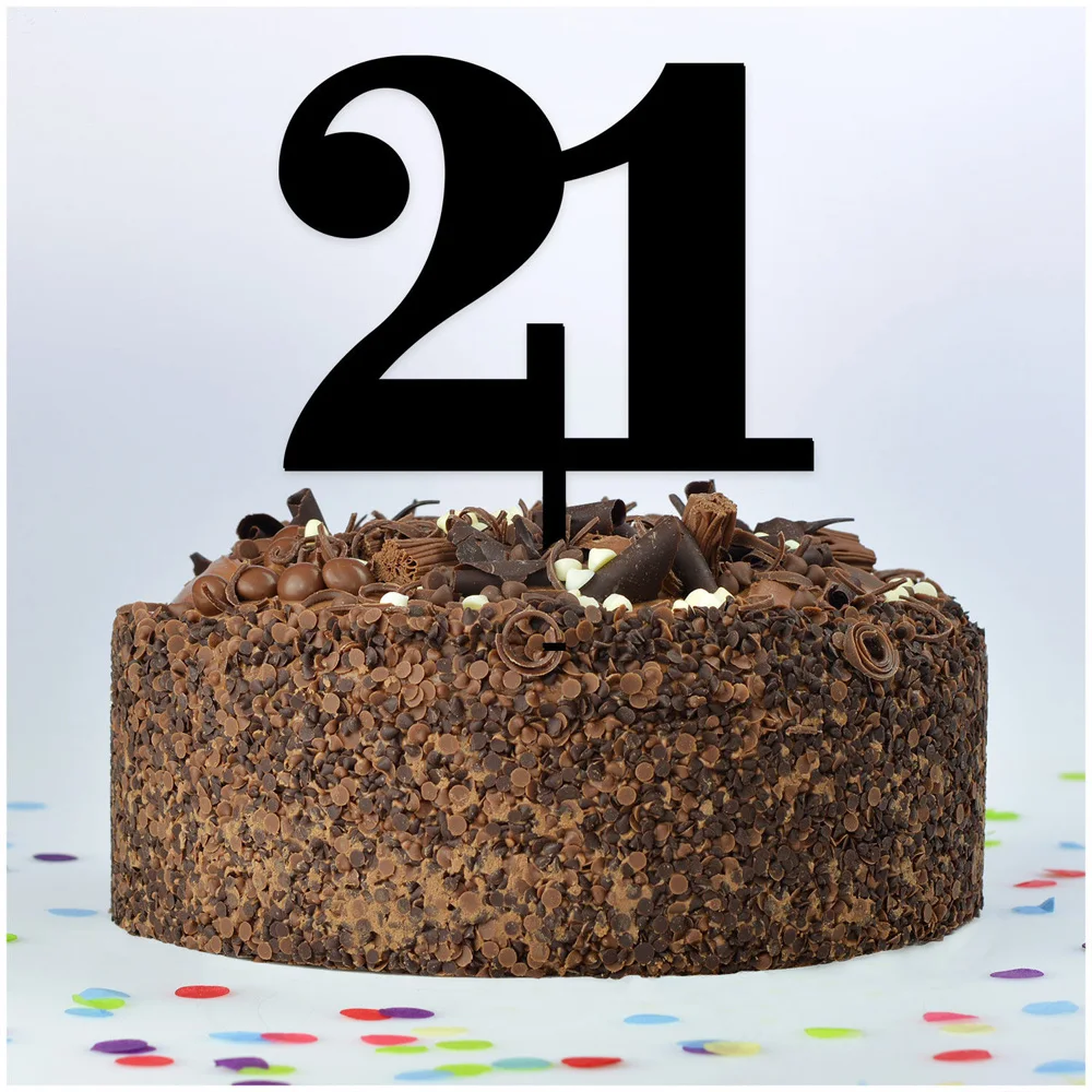 Custom age Happy Birthday Cake Topper,Birthday Party Cake Topper Decoration Supplies,as a happy gift Cake Topper