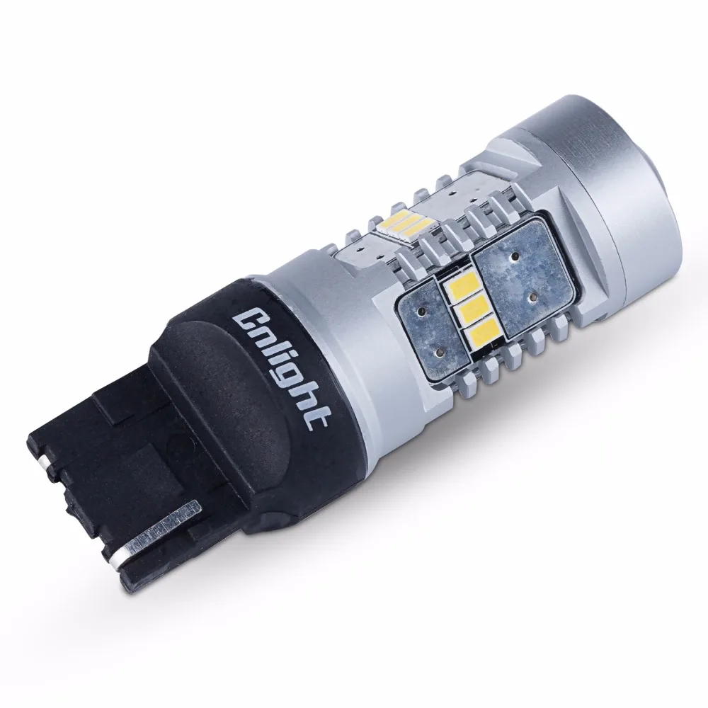 Cnlight High Quality Super Bright LED Signal Light Kit  15W T20 7440 Reverse Reading Strobe Light