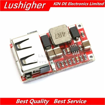 

5pcs Efficiency 97.5% DC-DC Step-Down Module 6-24V12V24V To 5V3A Car USB Phone Charger Power Supply Module