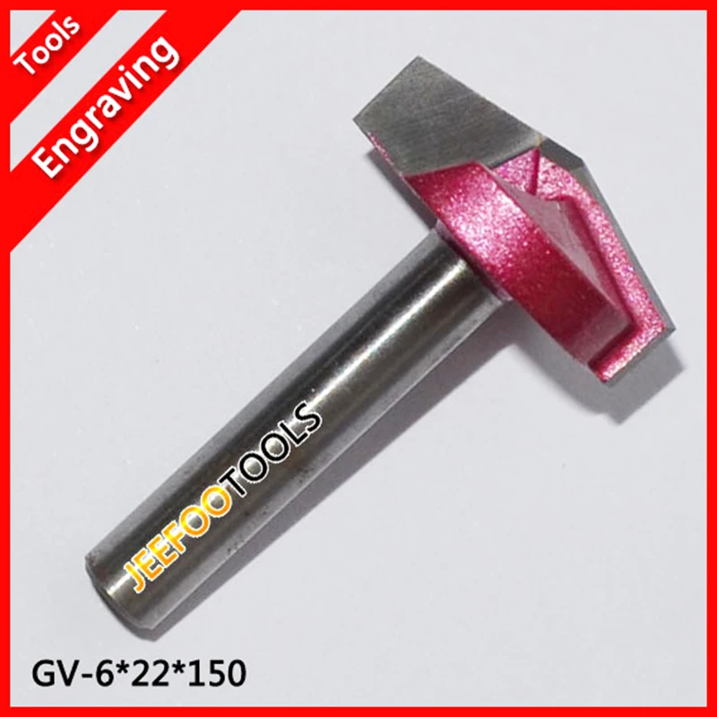 6*22*150degree V Shape Carbide Engraving , 3D Milling Cutters for