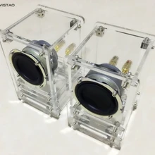 IWISTAO 20 Вт HIFI 2,75 дюймов прозрачный лабиринт динамик 5 мм акриловая пластина 4 Ом 84 дБ 1 пара стерео аудио