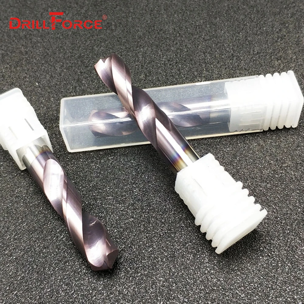 Drillforce 1PC Dia. Твердосплавные сверла HRC65 1 0 9 мм сверло для закаленного сплава