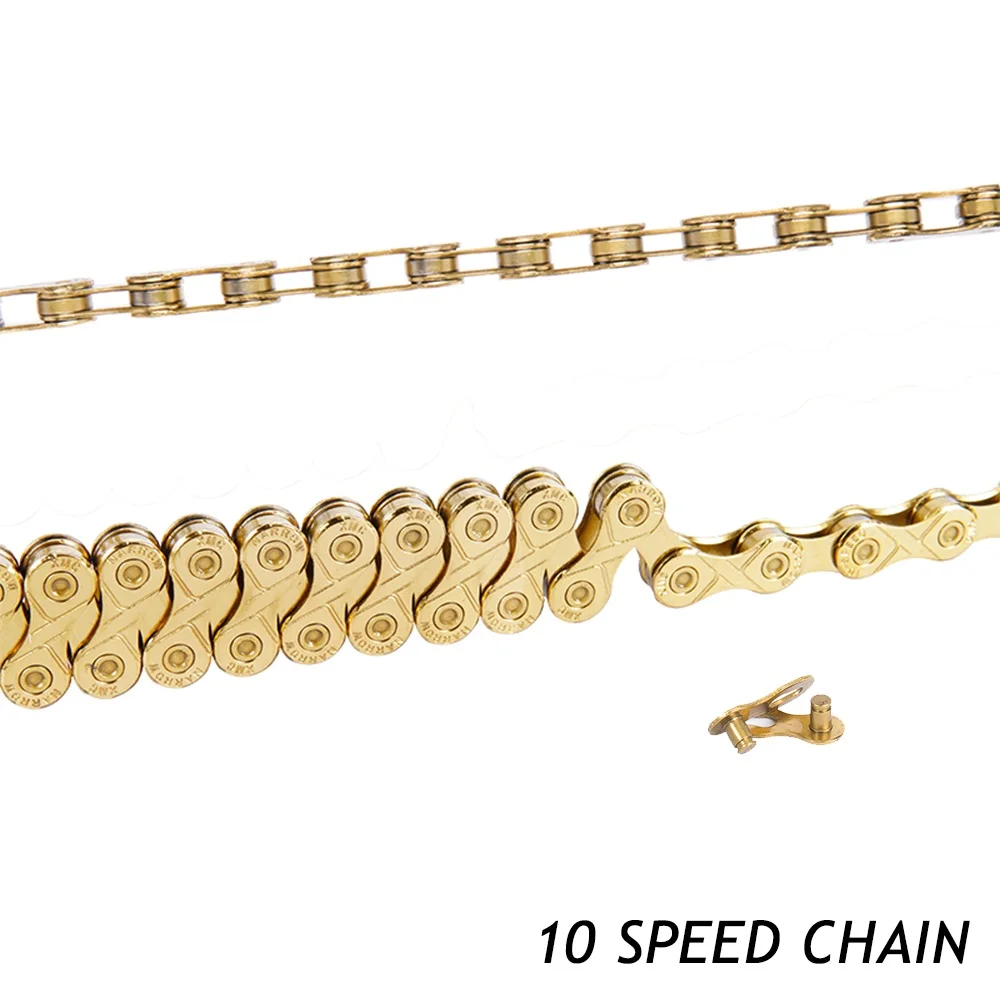 ZTTO-MTB-Mountain-Bike-Road-Bicycle-Parts-High-Quality-Durable-Gold-Golden-Chain-10s-20s-30s