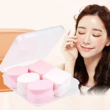 4 шт. кисть для нанесения маски спонж для макияжа Уход за кожей лица Губка гладкой косметическая пудра косметический инструмент упакованы в коробке