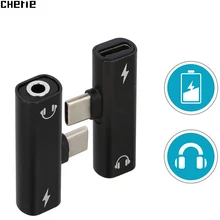 Адаптер для наушников Cherie type C для samsung Oneplus 7 huawei type C 3,5 Dongle Aux аудио разъем зарядка Auriculares Tipo C зарядка