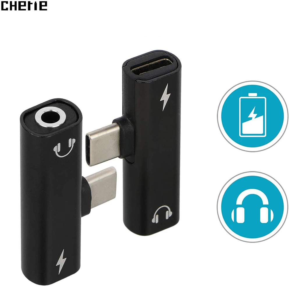Адаптер для наушников Cherie Type C Samsung Oneplus 7 Huawei 3 5 Dongle Aux Audio Jack Charge Auriculares Tipo Charging |