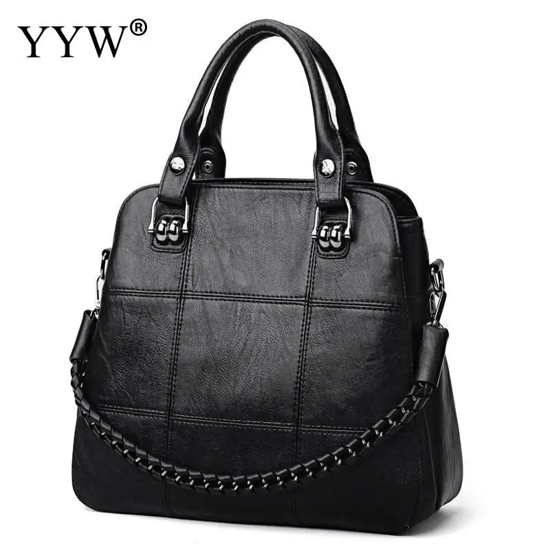 

YYW Vintage Pu Leather Women Handbags Designer Vintage Messenger Bag Large Capacity Shoulder Bag Waterproof Bags Handbags Women