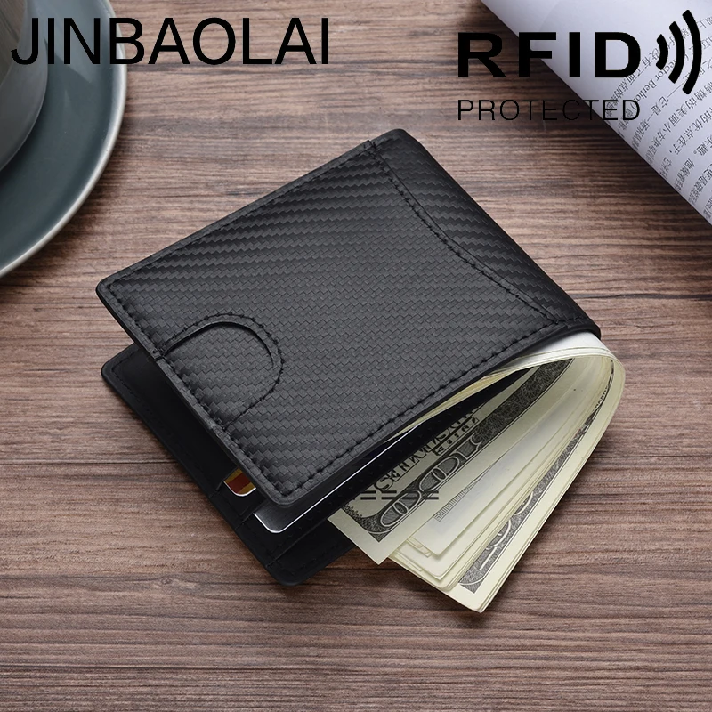 

RFID Genuine Leather Men Wallet Male Purse For Money Bag RFID Short Portomonee Luxury Walet Vallet Business Card Holder Document
