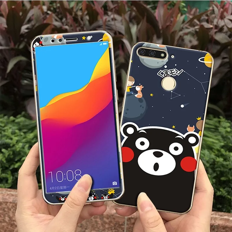 Huawei Y6 2018 honor 7A pro enjoy 8e case cover glass screen protector (29)