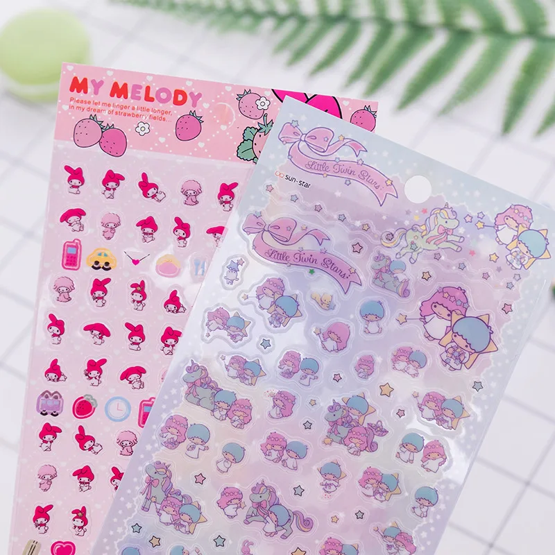 

1X Unicorn Twin Star Stickers Self-Adhesive Stick Label Student Stationery Album Notebook DIY Decorative Stickers
