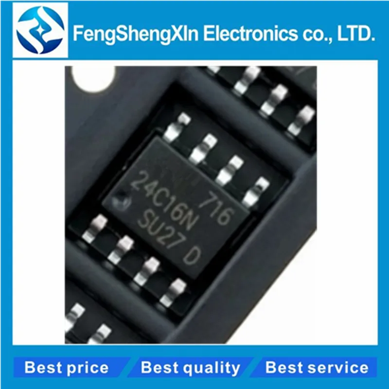 10 шт./лот New 24C16 SOP-8 AT24C16N-10su-2.7 AT24C16 24C16N AT24C16N AT24C16AN memory IC | Электронные компоненты и