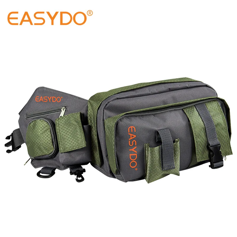 

New Easydo Fishing Bag Oxford Cloth Multi-purpose Outdoor Fishing Belt Hunting Fishing Fishing Supplies