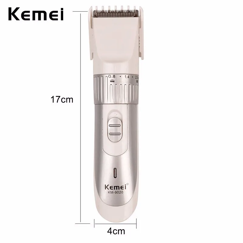 Kemei 110-240 V перезаряжаемый электрический триммер для стрижки волос лезвие из нержавеющей стали для резки усов Бритва для мужчин 46