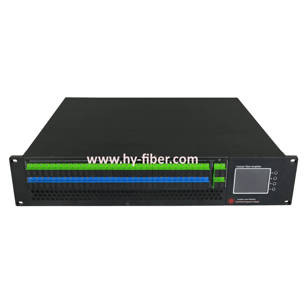 

32 Way CATV 1550nm Optical Amplifier 20dBm EDFA SC/APC Fiber Port Dual Power Supply 220V or 48V