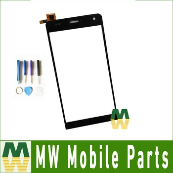 

1PCS/Lot Touch Screen Digitizer Touch Glass For Wiko Getaway Black Color with tools