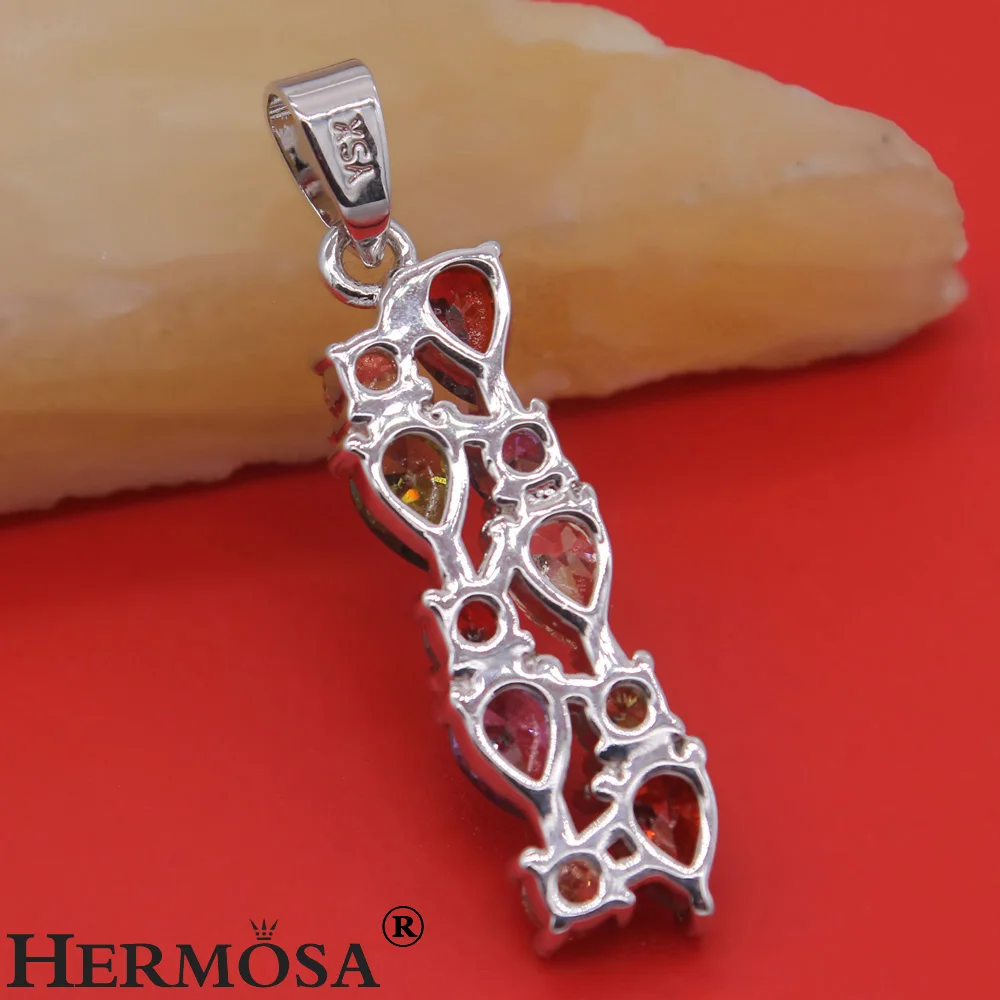 Hermosa новый дизайн для женщин очаровательный блестящий ожерелье из стерлингового
