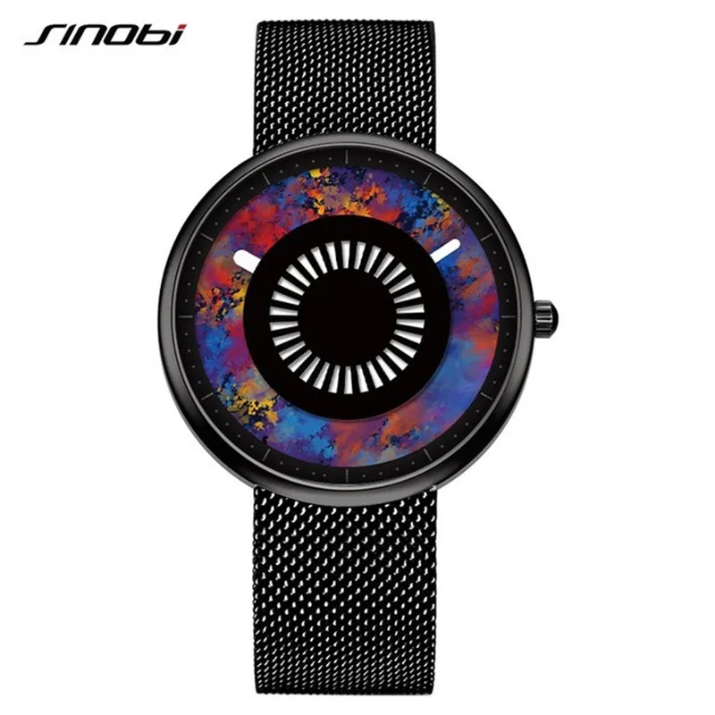 

SINOBI Creative Design Men Women Quartz Watch Mens 3D Print camouflage Cool Wristwatch Ladies Waterproof Sports Watches Relogio
