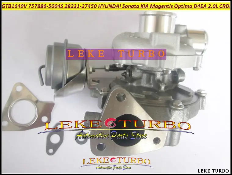 GTB1649V 757886-5004S 757886 28231-27450 Turbo Turbocharger For HYUNDAI Sonata KIA Magentis OPTIMA 2005- D4EA 2.0L CRDi 140HP (3)