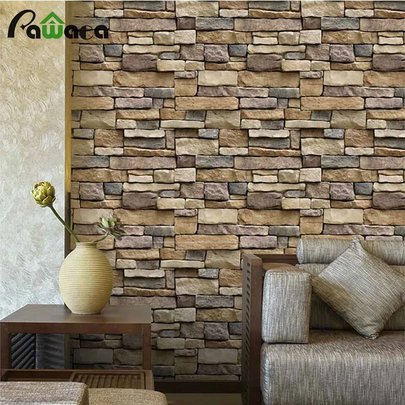 

45*100cm wall sticker DIY self-adhesive 3D brick waterproof restaurant bedroom living room bathroom vintage wall stickers